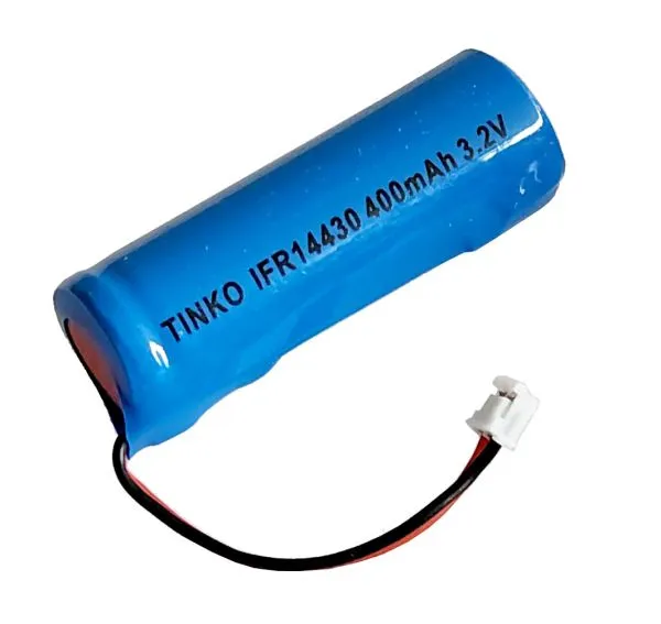 LiFEPO4 Akku 400mAh, 3.2V, 14 x 43 mm