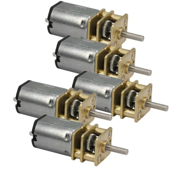 G15025S Motor mit Metallgetriebe, 5er Set, für 6V