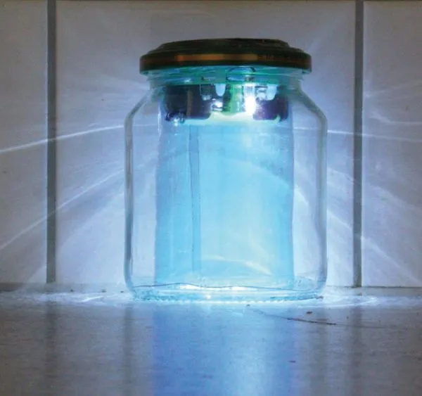 Lötbausatz für Solar Gurkenglaslampe