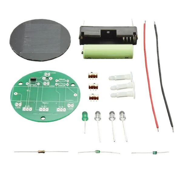 Lötbausatz für Solar Gurkenglaslampe