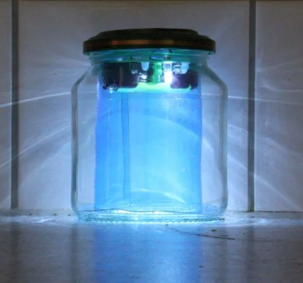 Klassensatz Lötbausatz für Solar Gurkenglaslampe, mit 10 Stck.