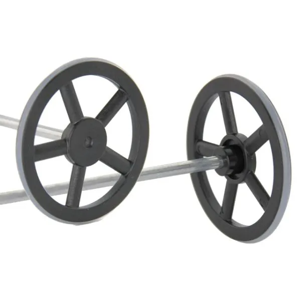 Leichtlaufrad, 40 mm Durchmesser, 12-er Set