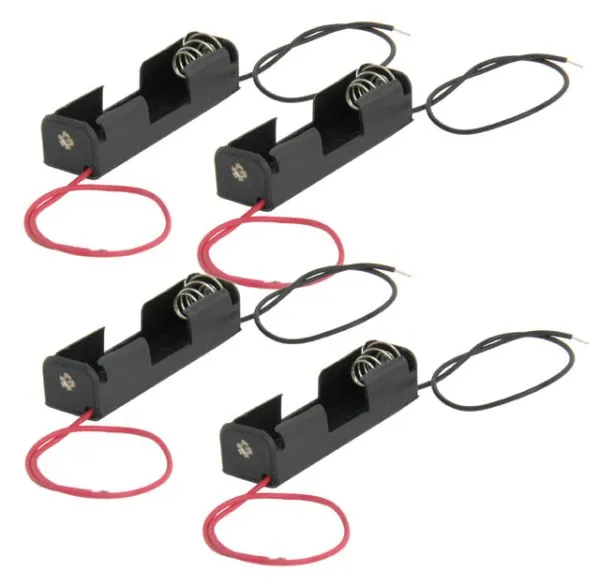 Batterie oder Akkuhalter für Typ Mignon AA, 4er-Set