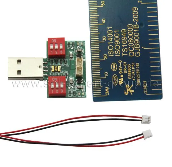 DOPPEL- USB-LIPO-LADEPLATINE, 20 - 1000 mAh