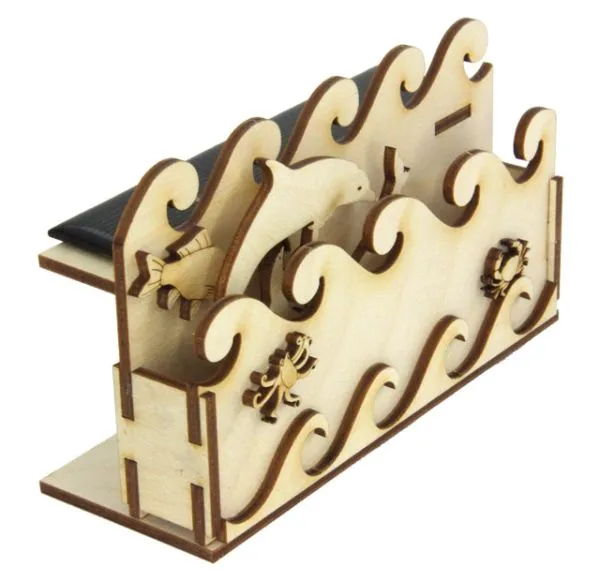 Solar-Delfin-Holzbausatz