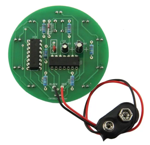 Lötbausatz Elektronisches Glücksrad