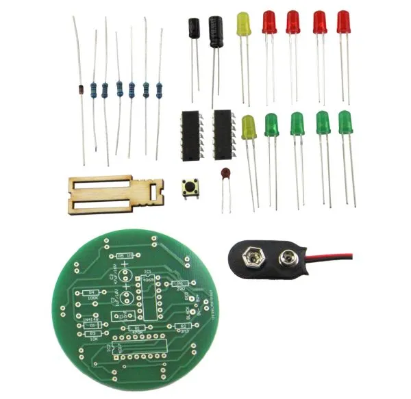 Lötbausatz Elektronisches Glücksrad
