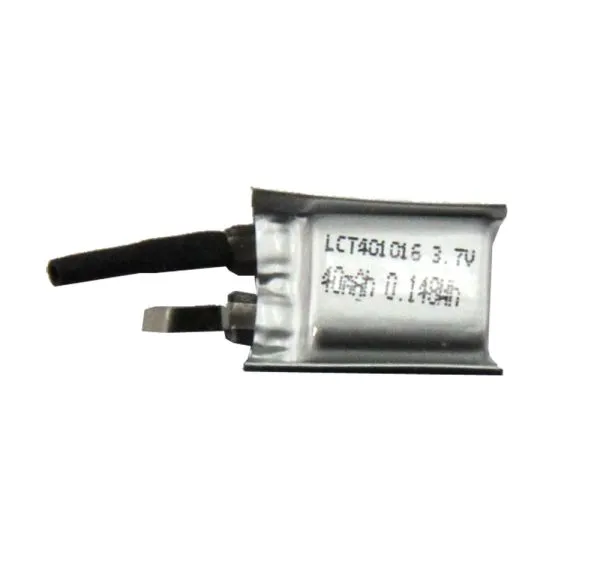 Lithium-polymer battery, 40 mAh