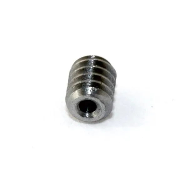 Schnecke aus Stahl, Modul M0,2, Innenbohrung 1 mm