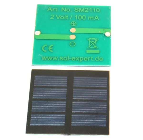 Laminierte 2 Volt Solarzelle, 45 x 45 mm