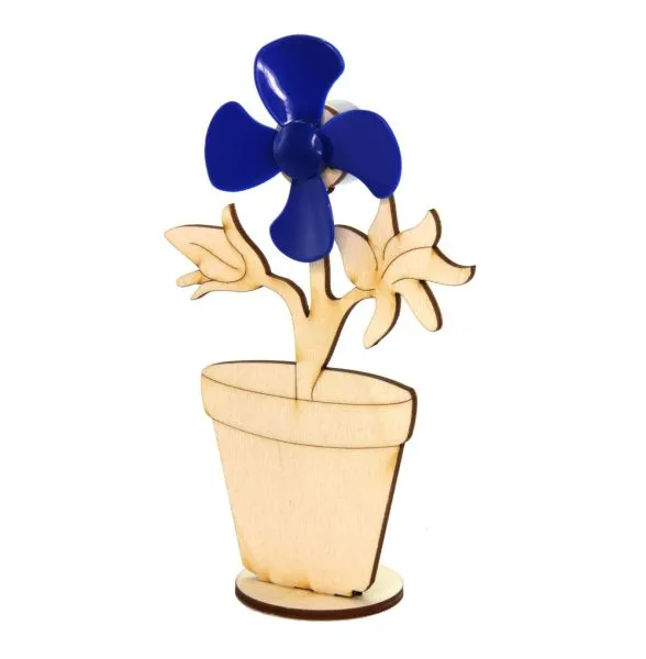 Solar-Blume "Blauer Enzian"