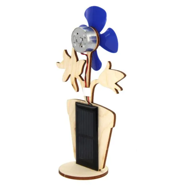 Solar-Blume "Blauer Enzian"
