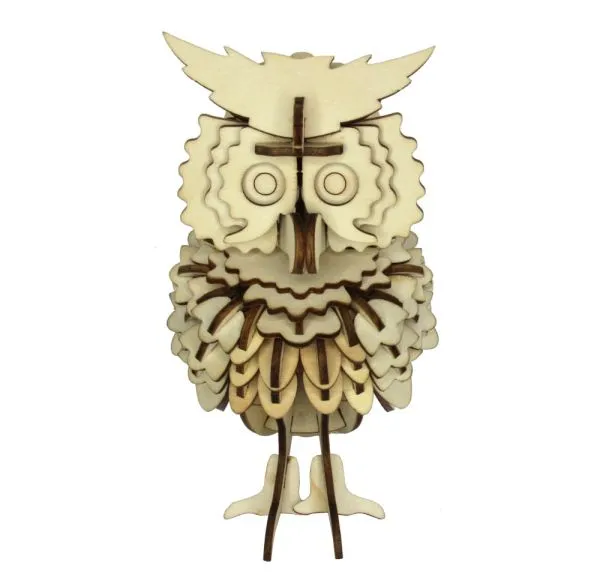 3D Holz Puzzle Eule