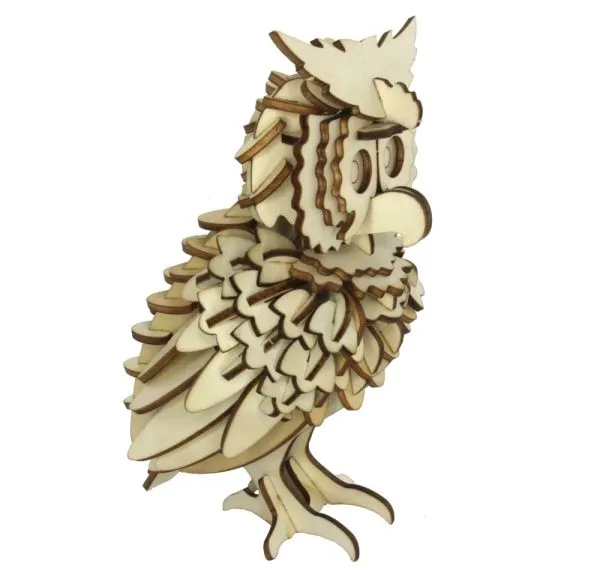 3D Holz Puzzle Eule