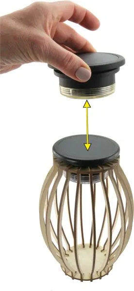 Solar-Design Tischleuchte Solar Harmony Light
