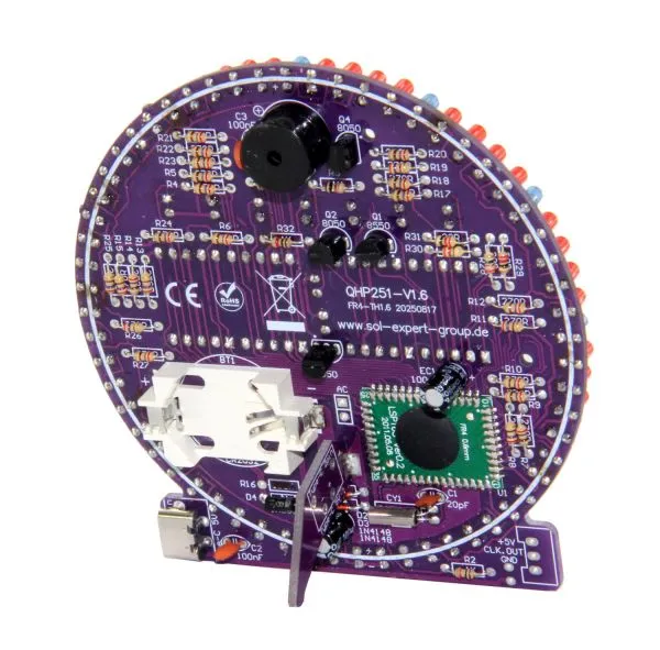 Lötbausatz LED-Laufuhr
