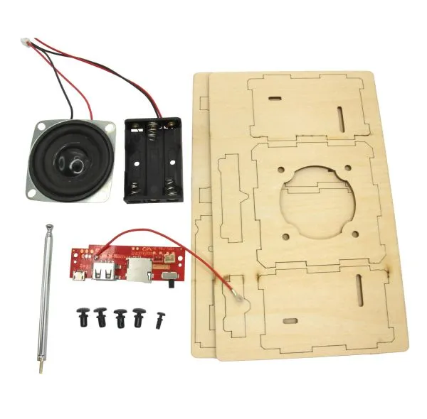 Holzbausatz Bluetooth-Lautsprecher mit FM Radio