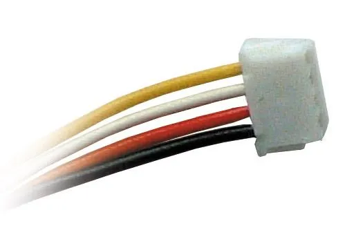 JST plug connector 5-pin, high-flexibility