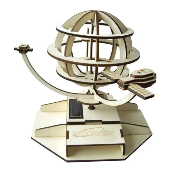Solar Satellit, Holzbausatz