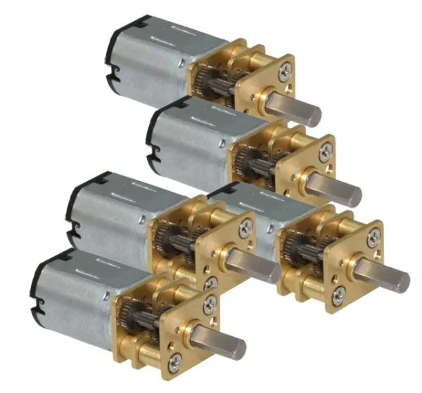 G505S Motor mit Metallgetriebe, 5er Set, 6V
