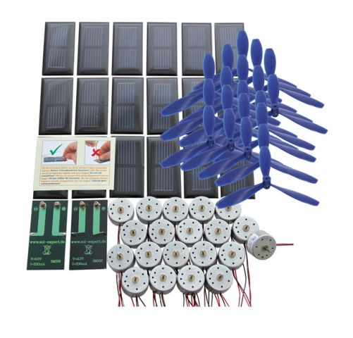 Kit de classe entraînement solaire de base I avec bornes à vis et hélice