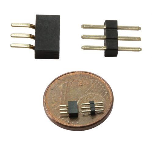 Mikro-Steckverbindung BS31, 3 polig, 1 mm Raster