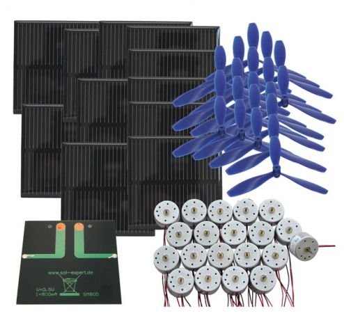 Class set solar drive EXTRA POWER - solder connection, with propeller. SPECIAL PRICE!