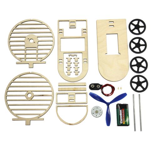 Wooden kit StormCar, for soldering