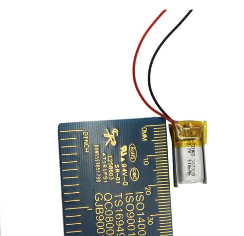 Lithium polymer battery with 110 mAh