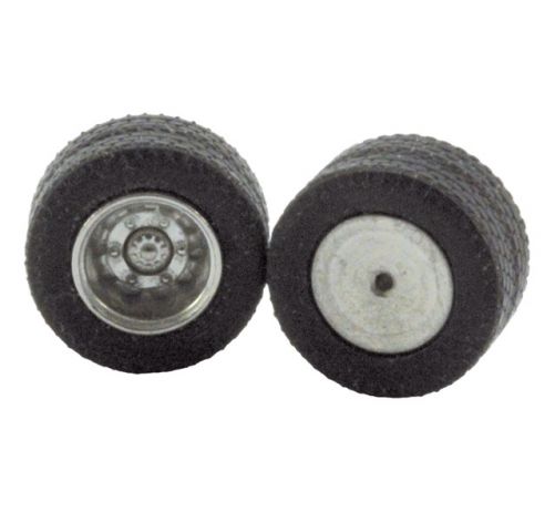 1:87 truck double tires, real metal rims