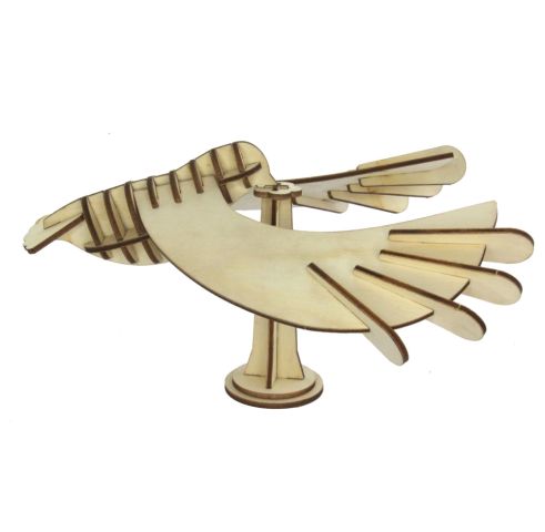3D wooden puzzle hovering bird