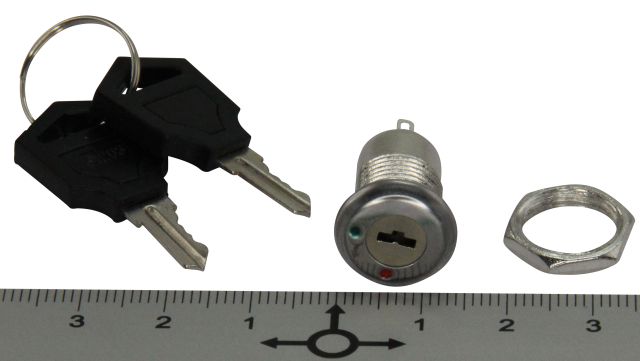 Schlüsselschalter, 12 mm