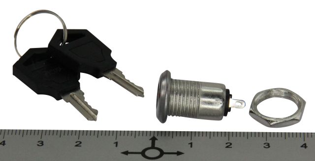 Schlüsselschalter, 12 mm
