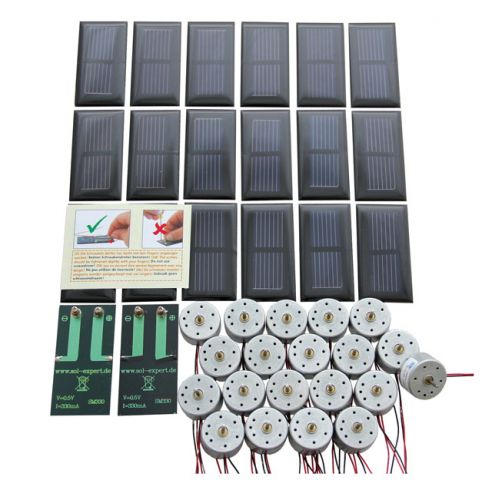 Solar drive basic class set with screw connection