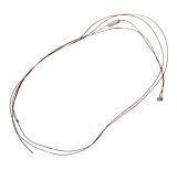 LED 0201, rood, 3,7 - 4,8 V, met kabel en weerstand