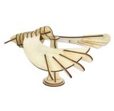 3D wooden puzzle hovering bird