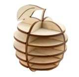3D Holz Puzzle Apfel